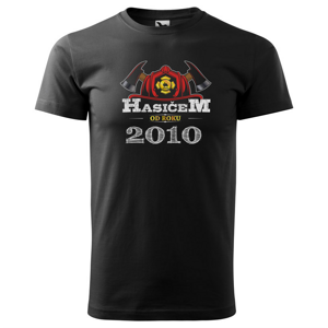 Tričko Hasičem od roku (pánské) (rok: 2010)