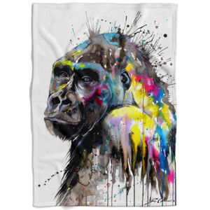 Deka Gorila Art (Rozměr : 200 x 140 cm, Podšití beránkem: NE)